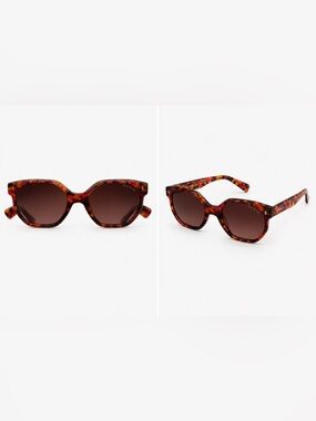 Little Paul & Joe FLEUR01 Kids Designer Sunglasses Tortoise Octagon $110